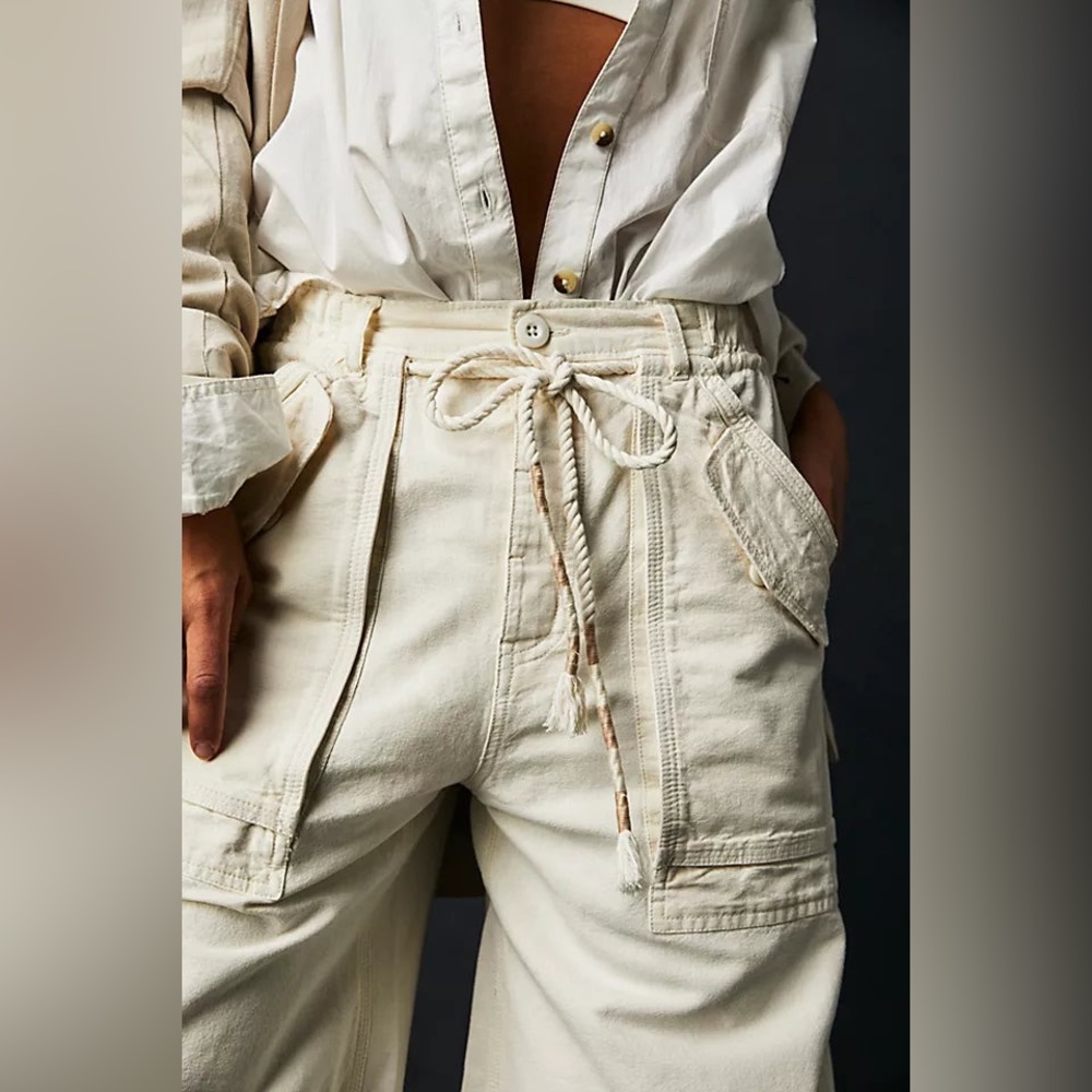 FREE PEOPLE To The Exteme Barrel Pants - Picture 2 of 7